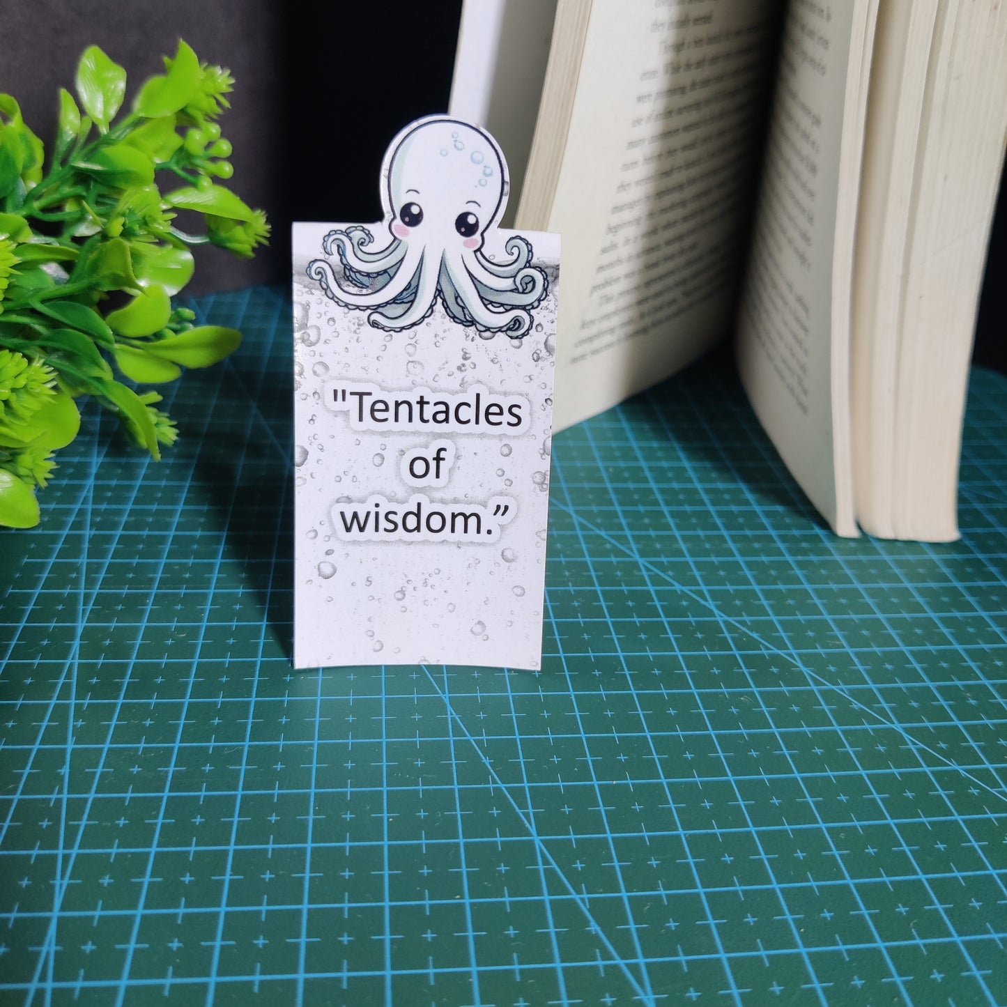 Tentacle Tabs: Octopus-Themed Magnetic Bookmarks
