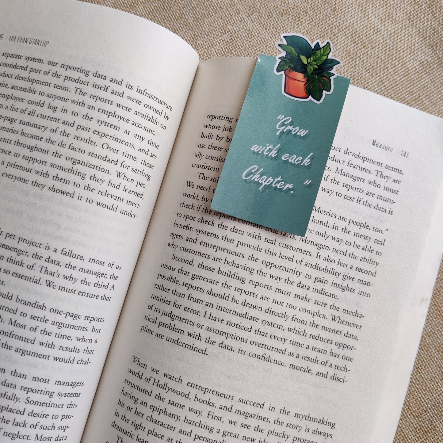 Grow with Every Page: Plant-Themed Magnetic Bookmarks